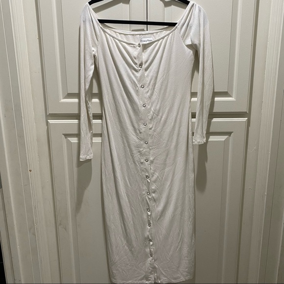 REVOLVE Anna Dress in Ivory Privacy Please Color:Ivory Size Medium - Picture 4 of 9